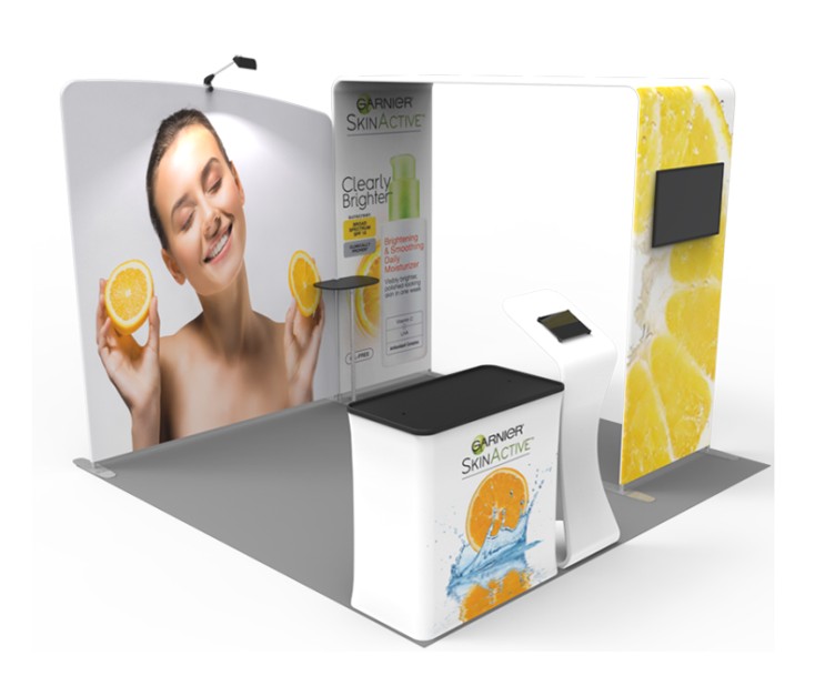 10ft Custom Smart Fit Trade Show Booth E06