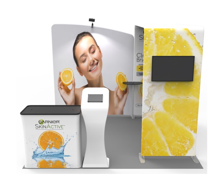 10ft Custom Smart Fit Trade Show Booth E06