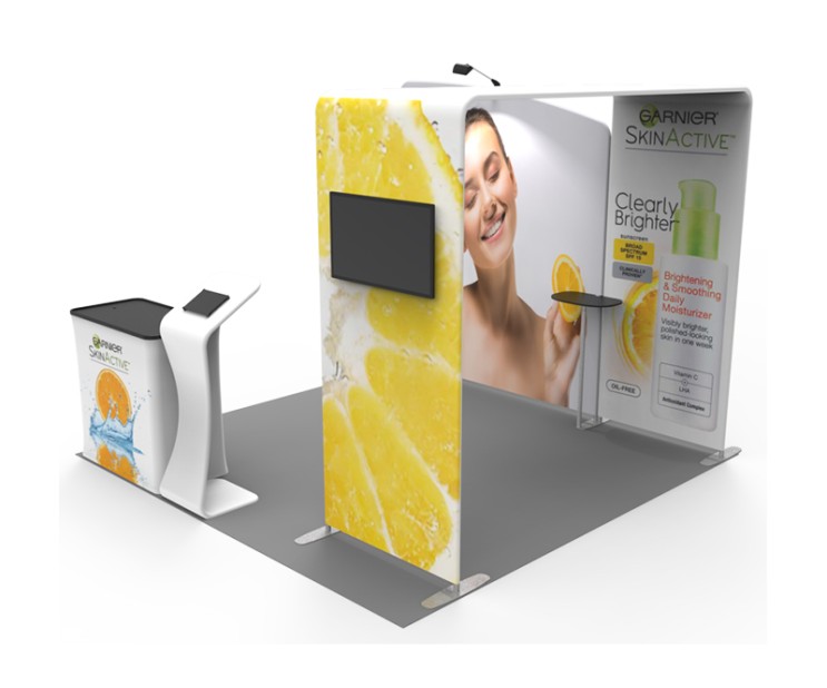10ft Custom Smart Fit Trade Show Booth E06