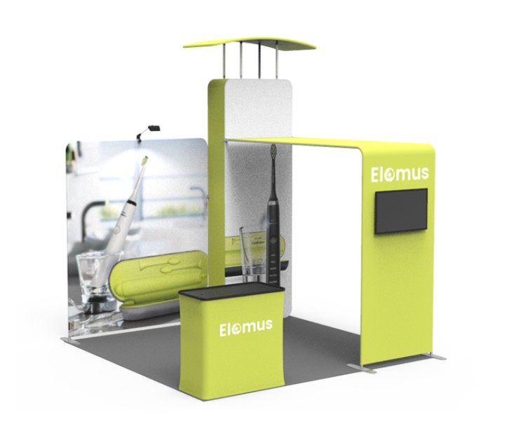 10ft Custom Smart Fit Trade Show Booth E07