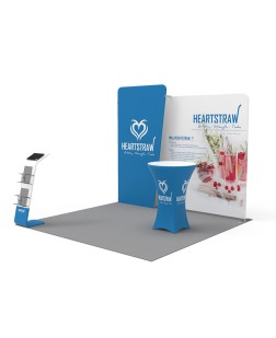 10ft Custom Smart Fit Trade Show Booth EN