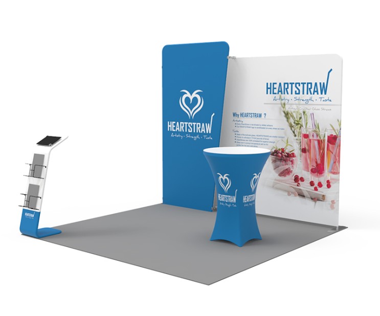 10ft Custom Smart Fit Trade Show Booth EN