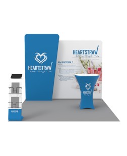 10ft Custom Smart Fit Trade Show Booth EN