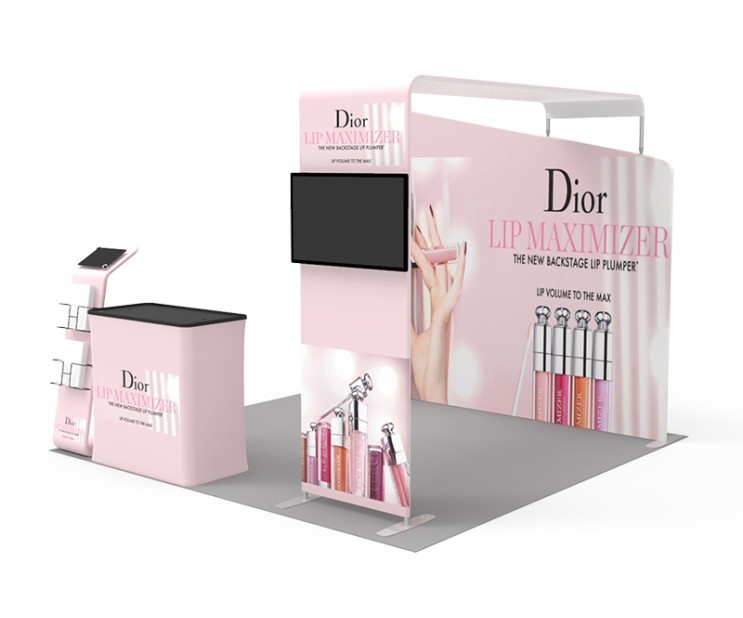 10ft Custom Smart Fit Trade Show Booth TP