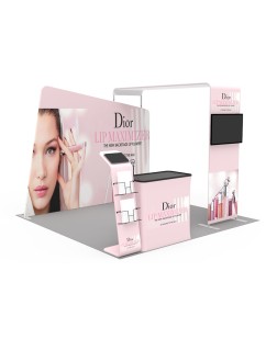 10ft Custom Smart Fit Trade Show Booth TP