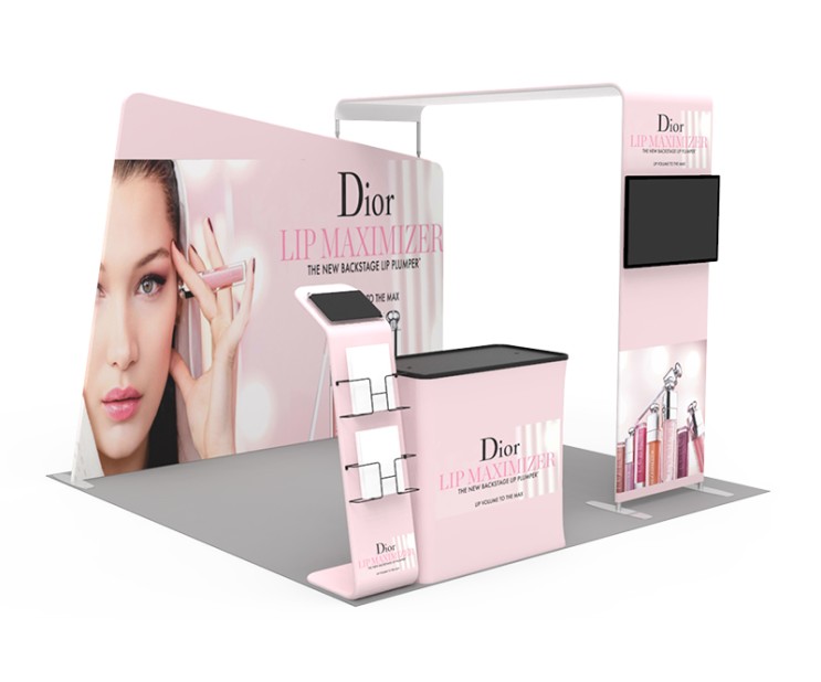 10ft Custom Smart Fit Trade Show Booth TP