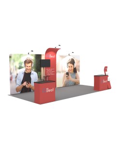 20ft Custom Smart Fit Trade Show Booth 5