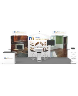 20ft Custom Smart Fit Trade Show Booth E06