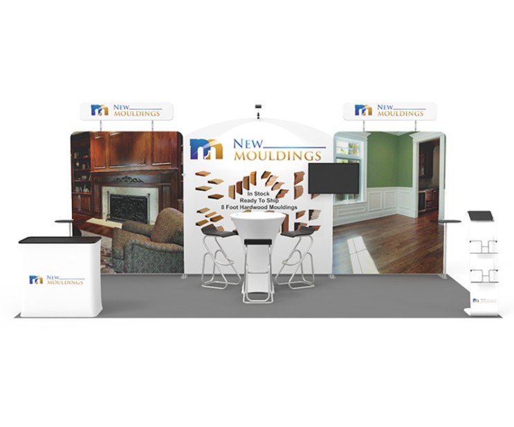 20ft Custom Smart Fit Trade Show Booth E06