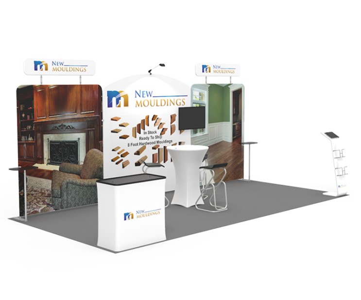 20ft Custom Smart Fit Trade Show Booth E06