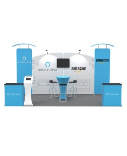 20ft CustomConvertible Smart Fit Trade Show Booth E07