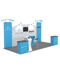 20ft CustomConvertible Smart Fit Trade Show Booth E07