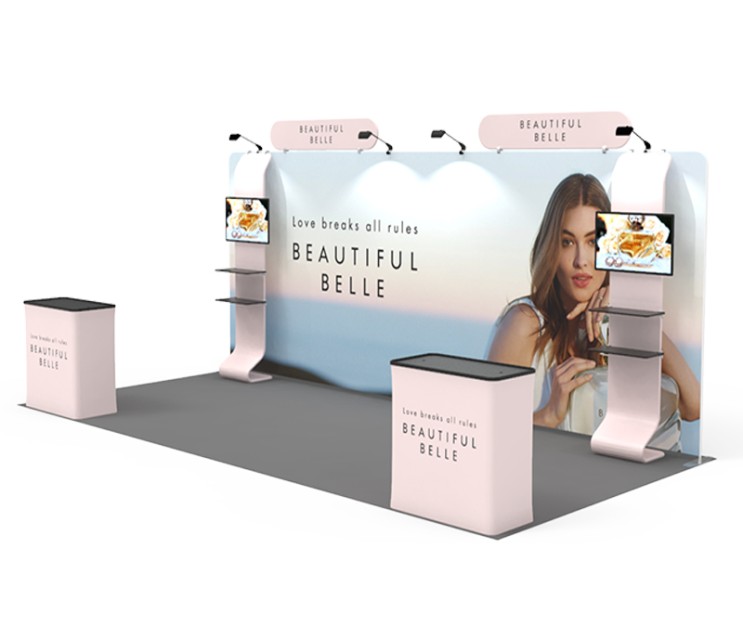 20ft Custom Smart Fit Trade Show Booth EA