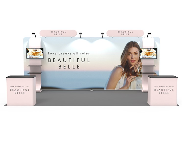 20ft Custom Smart Fit Trade Show Booth EA