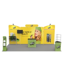 20ft Custom Smart Fit Trade Show Booth EH