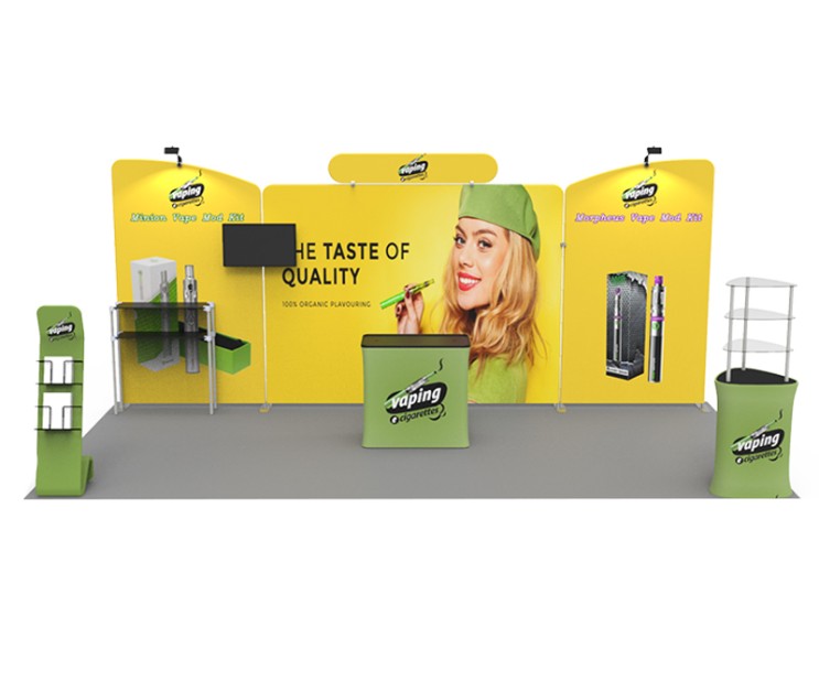 20ft Custom Smart Fit Trade Show Booth EH