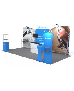 20ft Custom Portable Exhibits Display Media Kit K