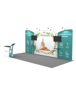 20ft Custom Smart Fit Trade Show Booth E02
