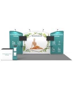 20ft Custom Smart Fit Trade Show Booth E02