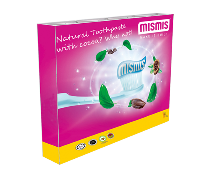 10 x 7.5ft Straight SEG Backlit Pop Up Back wall