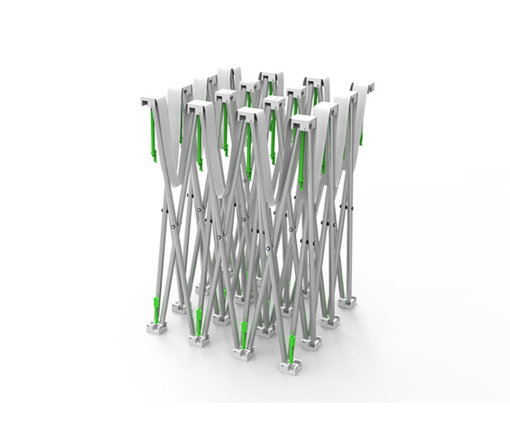 20 x 7.5ft Straight Expanding Pop Up Back wall