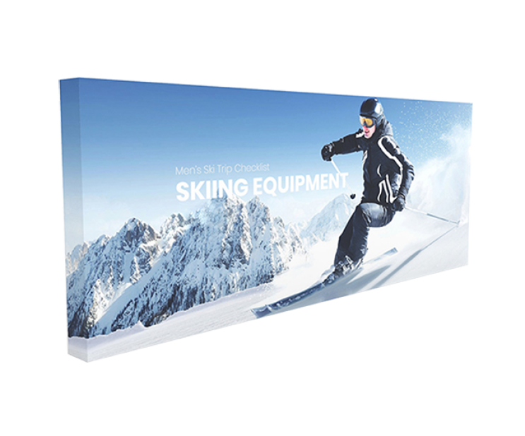 20 x 7.5ft Straight Expanding Pop Up Back wall