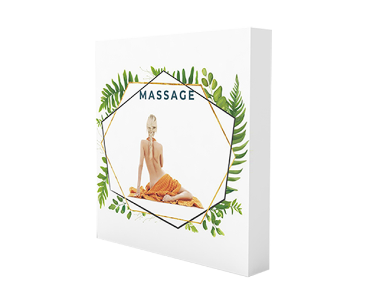 7.5 x 7.5ft Straight Expanding Pop Up Back wall