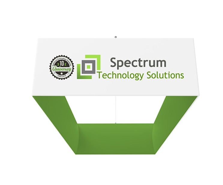 Custom Rectangle Trade Show Hanging Banner
