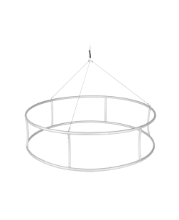 Custom Circle Trade Show Hanging Banner