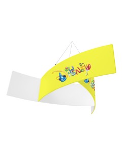 Custom Pinwheel Trade Show Hanging Banner