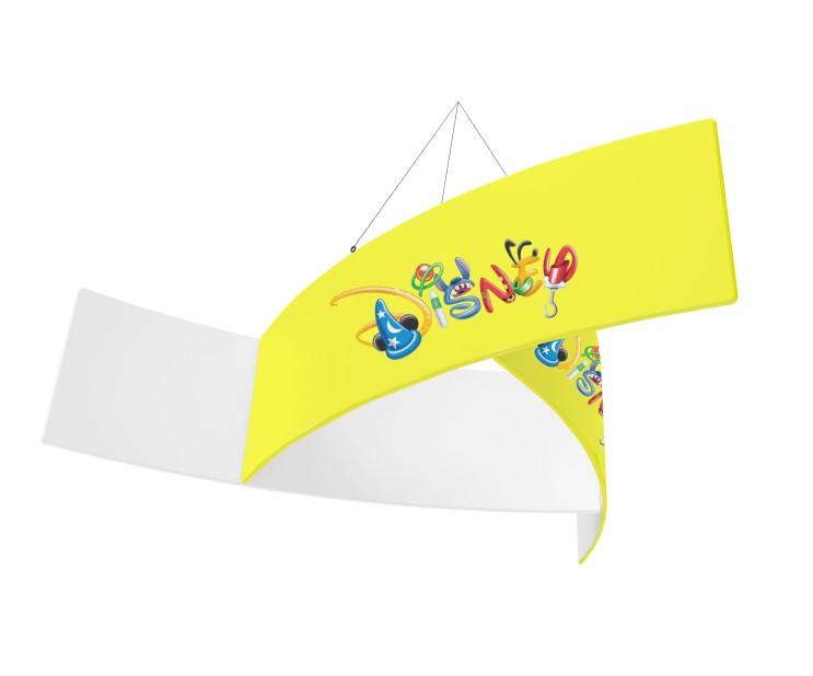 Custom Pinwheel Trade Show Hanging Banner
