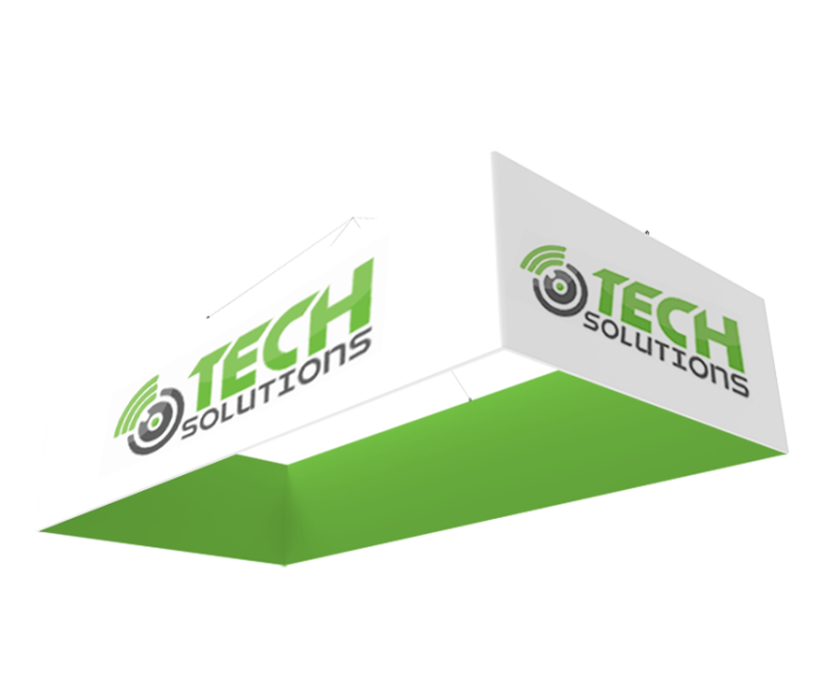 Custom Rectangle Trade Show Hanging Banner