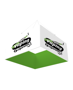 Custom Square Trade Show Hanging Banner