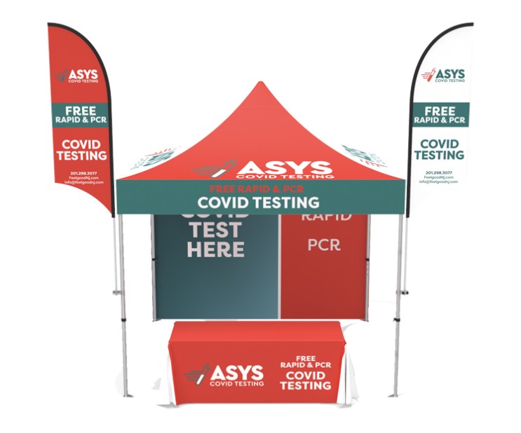 10 x 10ft Branded Canopy Tent Pkg 9