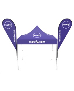 10 x 10ft Branded Canopy Tent Pkg 8