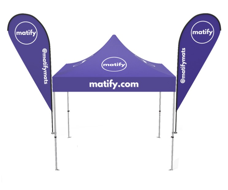 10 x 10ft Branded Canopy Tent Pkg 8