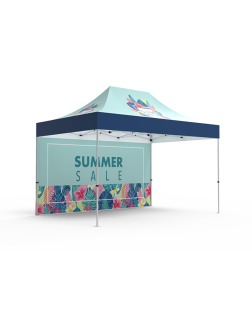 10 x 15ft trade show pop up Tent with back wall