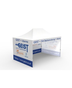 10 x 15ft trade show pop up Tent with 3 full walls