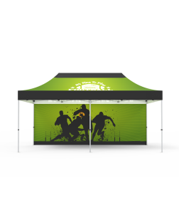 10 x 20ft trade show pop up Tent with back wall