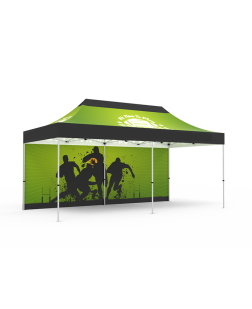 10 x 20ft trade show pop up Tent with back wall