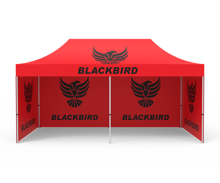10 x 20ft trade show pop up Tent with 3 full walls